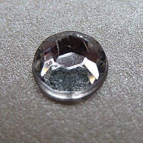 100 St. Selbstklebende Schmucksteine - Runde 5 mm (kristall farbe) id197 new