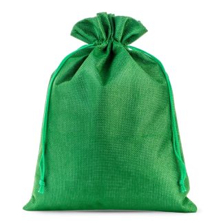 1 St. Jutesack 26 x 35 cm - grün