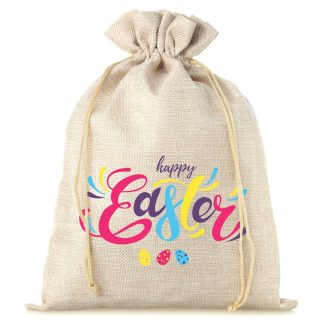 1 Stk. Leinensäckchen 30 x 40 cm - Ostern - Hase