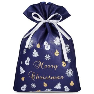 3 Stk. Vliesstoffsäcke 40 x 56 cm mit Aufdruck - Weihnachten
