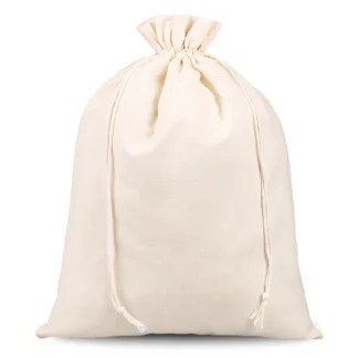 Baumwollsäcke 22 x 30 cm natur - 3er-Set - 100% Baumwolle