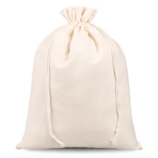 Baumwollsäcke 26 x 35 cm natur - 3er-Set - 100% Baumwolle