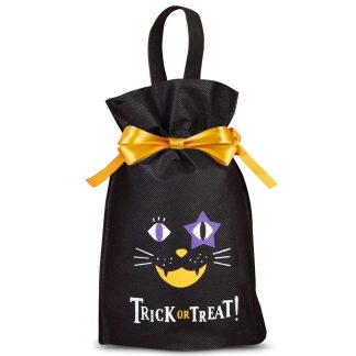Non-Woven-säcke 22 x 32 cm mit Aufdruck – Halloween, 3 Stk.