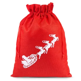 1 St. Jutesack 30 x 40 cm - Weihnachten - Weihnachtsmann