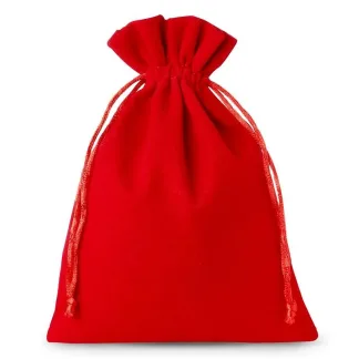 1 St. Samtsack 30 x 40 cm - Rot