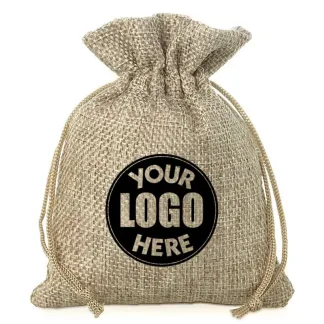200 x Personalisierte Jutebeutel mit Aufdruck oder Logo