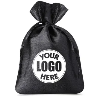 200 x Personalisierte Satinbeutel mit Aufdruck oder Logo