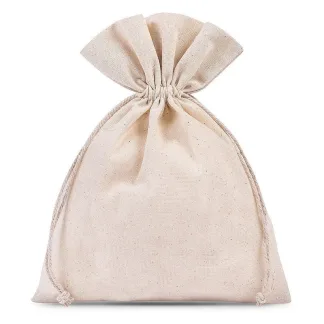 3 St. Baumwollsäcke 26 x 35 cm - naturfarbe