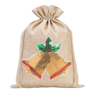 1 St. Jutesack 26 cm x 35 cm - Weihnachten