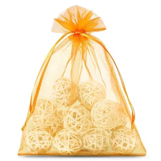 10 St. Organzasäcke 22 x 30 cm - orange