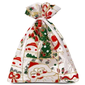 10 St. Organzasäcke 22 x 30 cm - Weihnachten / 5